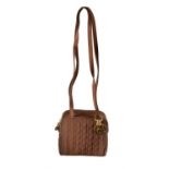 Christian Dior, Totteur 2 Zips, a marron Cannage quilted polyester handbag