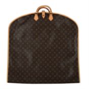 Louis Vuitton, a monogrammed canvas suit carrier