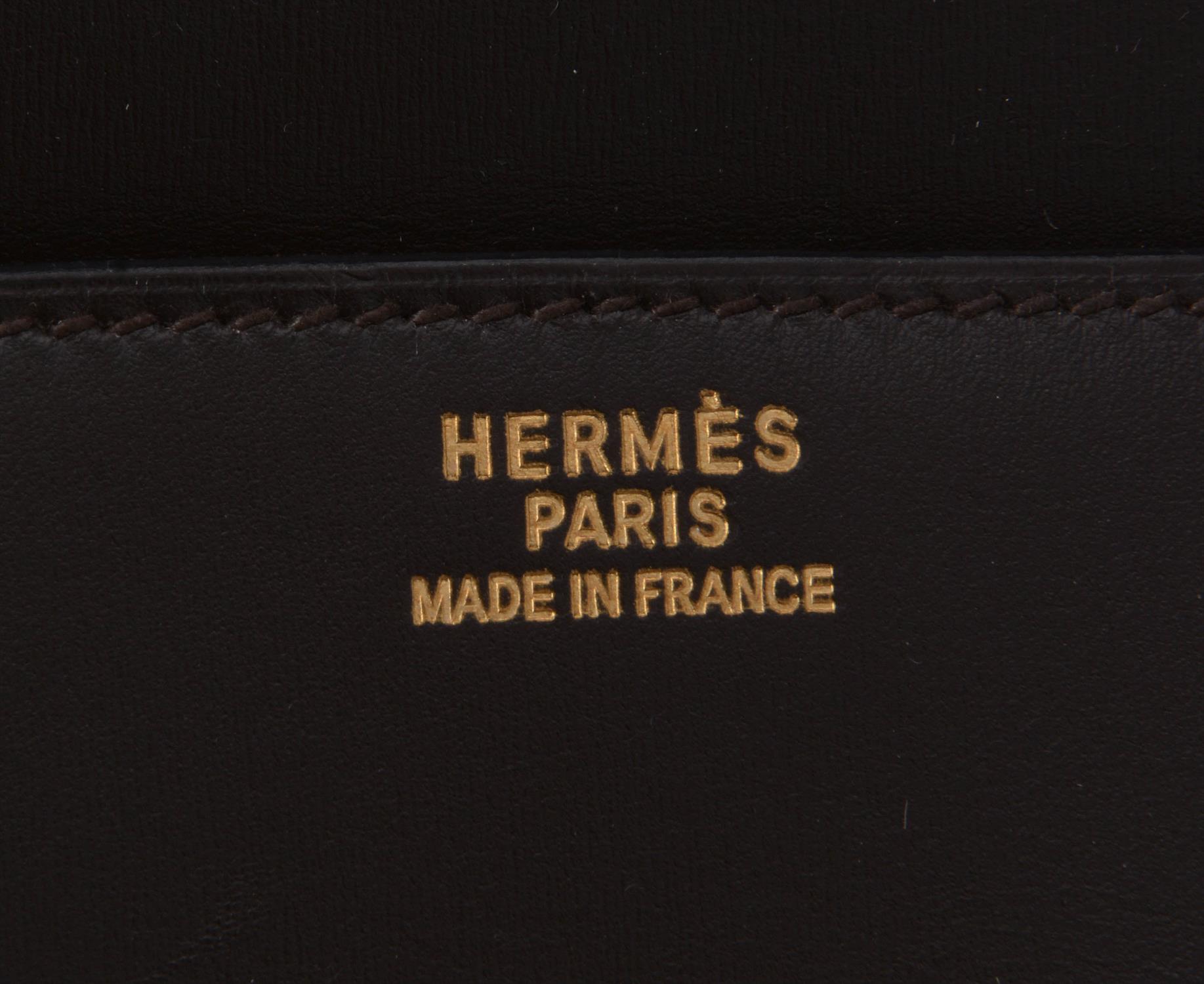 Hermès, a brown leather document case - Image 2 of 2