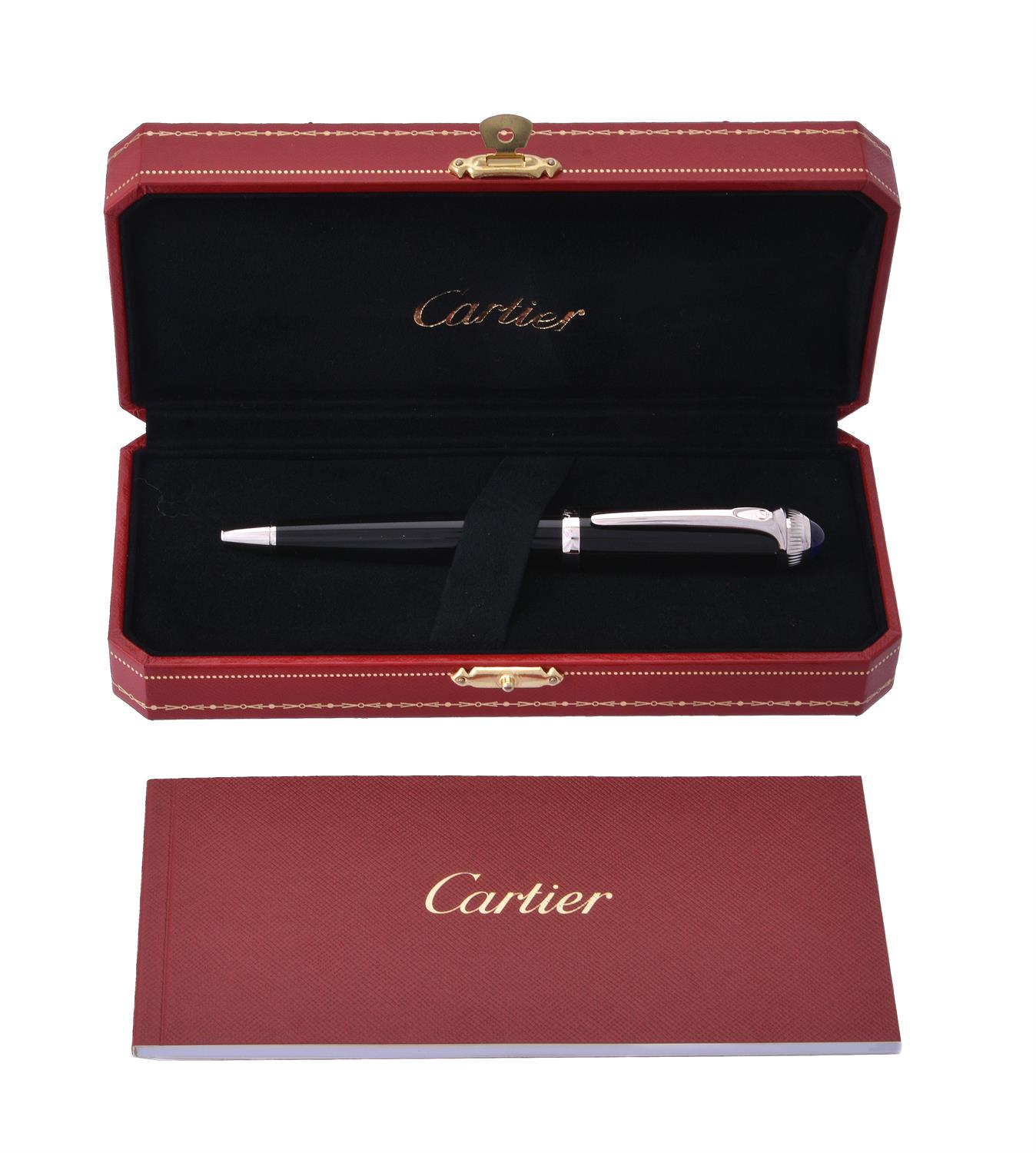 Cartier, R De Cartier, a black ball point pen - Image 2 of 2