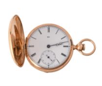 Elgin, Lady's gold coloured full hunter pocket watch