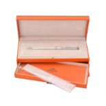 Hermès, a silver coloured ball point pen