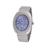 Gruen, Ref. 780 CD, a stainless steel bracelet watch