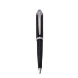 Cartier, R De Cartier, a black ball point pen