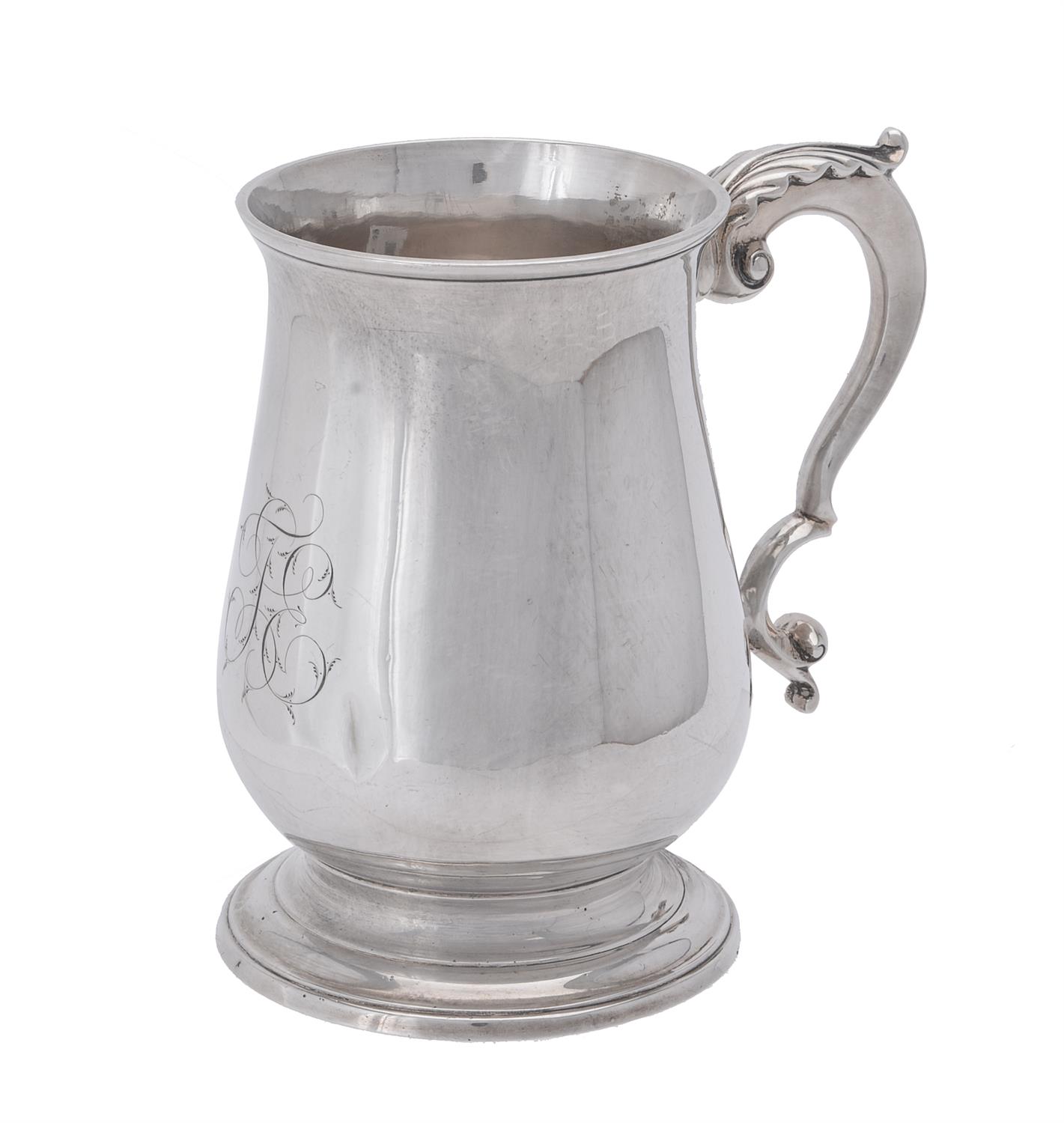 A George III silver baluster mug by Thomas Liddiard