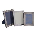 A silver mounted photo frame by Carr's of Sheffield Ltd.