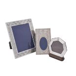 An Italian silver coloured mounted photo frame for Versace