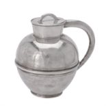 An Edwardian silver Guernsey cream jug by George Wish