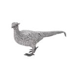 A German silver model of a pheasant mark by L. Neresheimer & Söhne