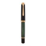 Pelikan, Souveran M1000, a black and green fountain pen