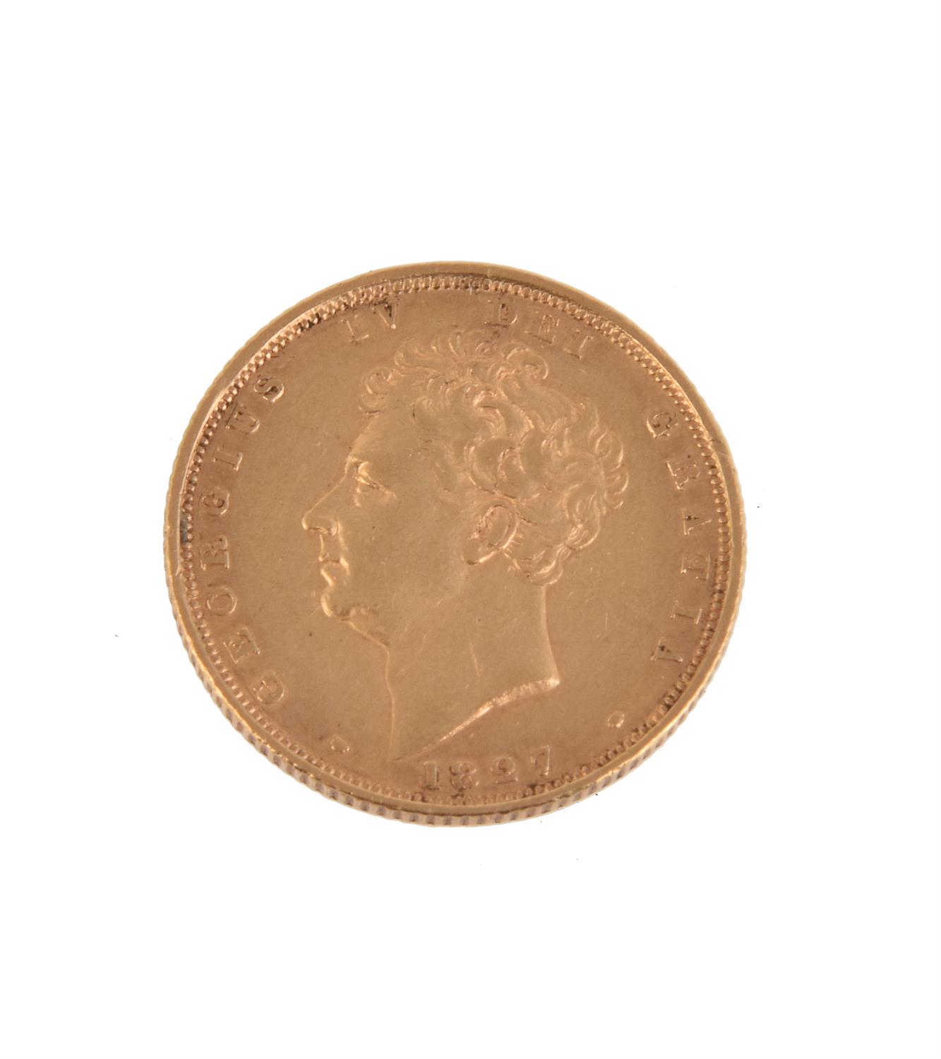 George IV, Sovereign 1827 (S 3801)