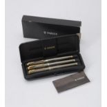 Parker, Sonnet Cisele, a silver coloured fountain pen