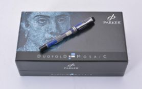 Parker, Duofold Mosaic, a roller ball pen