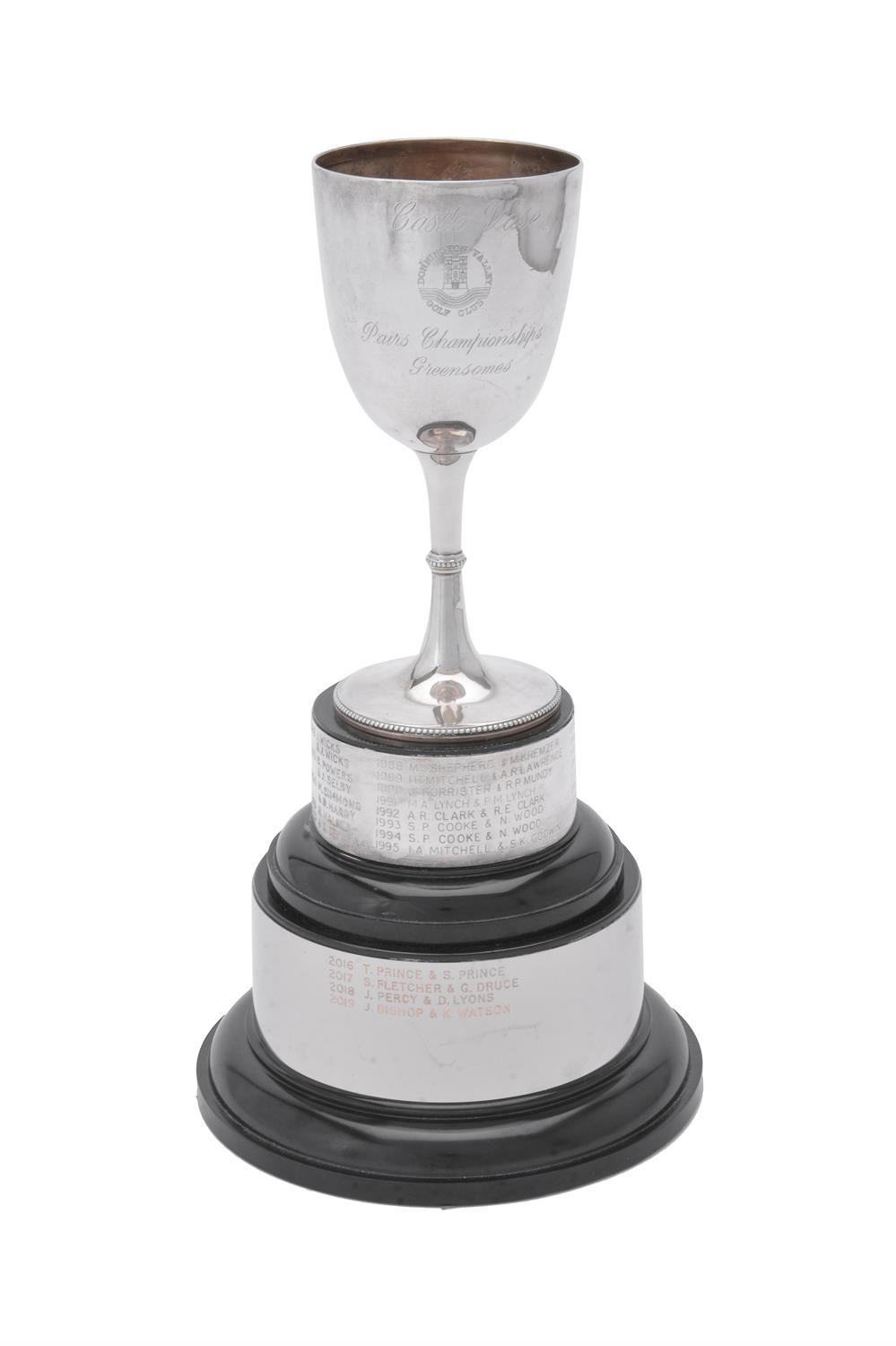 A Victorian silver pedestal trophy cup