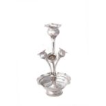 An Edwardian silver epergne by Arthur Joseph Mason