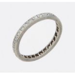 A first half of the 20th century diamond eternity ring