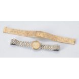Bueche Girod, Lady's 9 carat gold bracelet watch