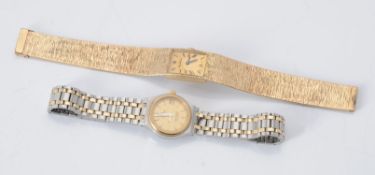 Bueche Girod, Lady's 9 carat gold bracelet watch