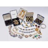 A collection of costume jewellery