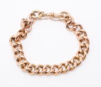 A curb link bracelet