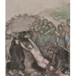 λ Marc Chagall (French/Russian 1887-1985), Joseph et ses frères (pl. 18 from La Bible) (Sorlier 216