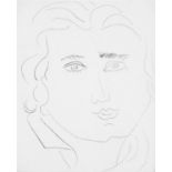 λ Henri Matisse (French 1869-1954), Tete de jeune fille aux sourcils rectangulaires (Duthuit 222)