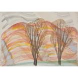 Follower of Paul Nash (20th century) , Two trees