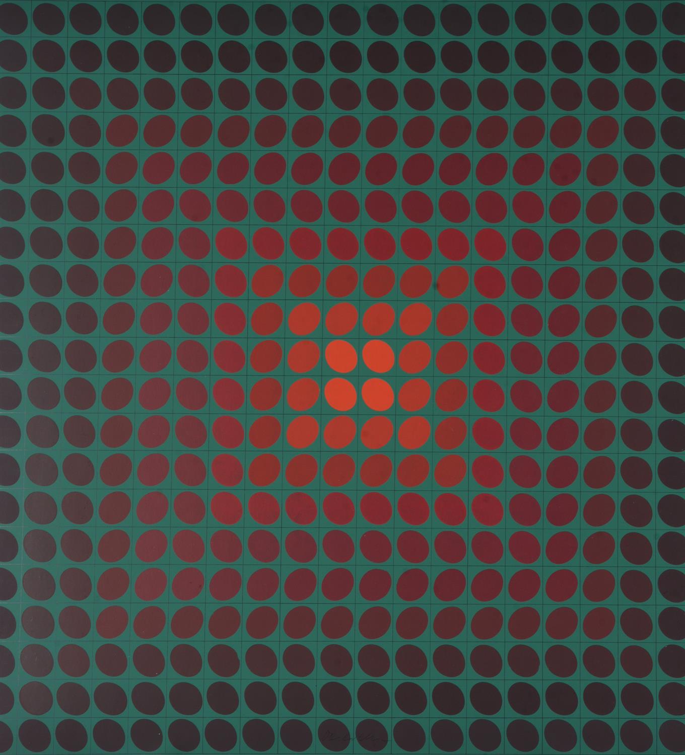 λ Victor Vasarely (French/Hungarian 1906-1997), CTA 102 - Image 2 of 3