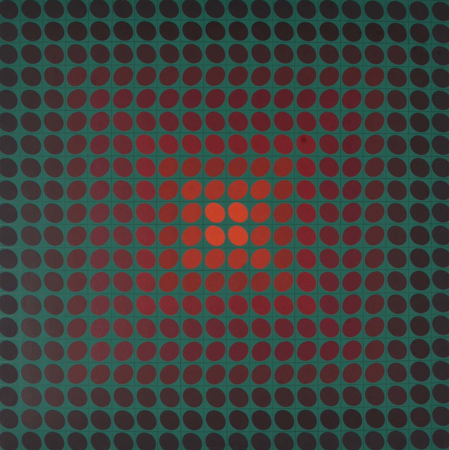 λ Victor Vasarely (French/Hungarian 1906-1997), CTA 102