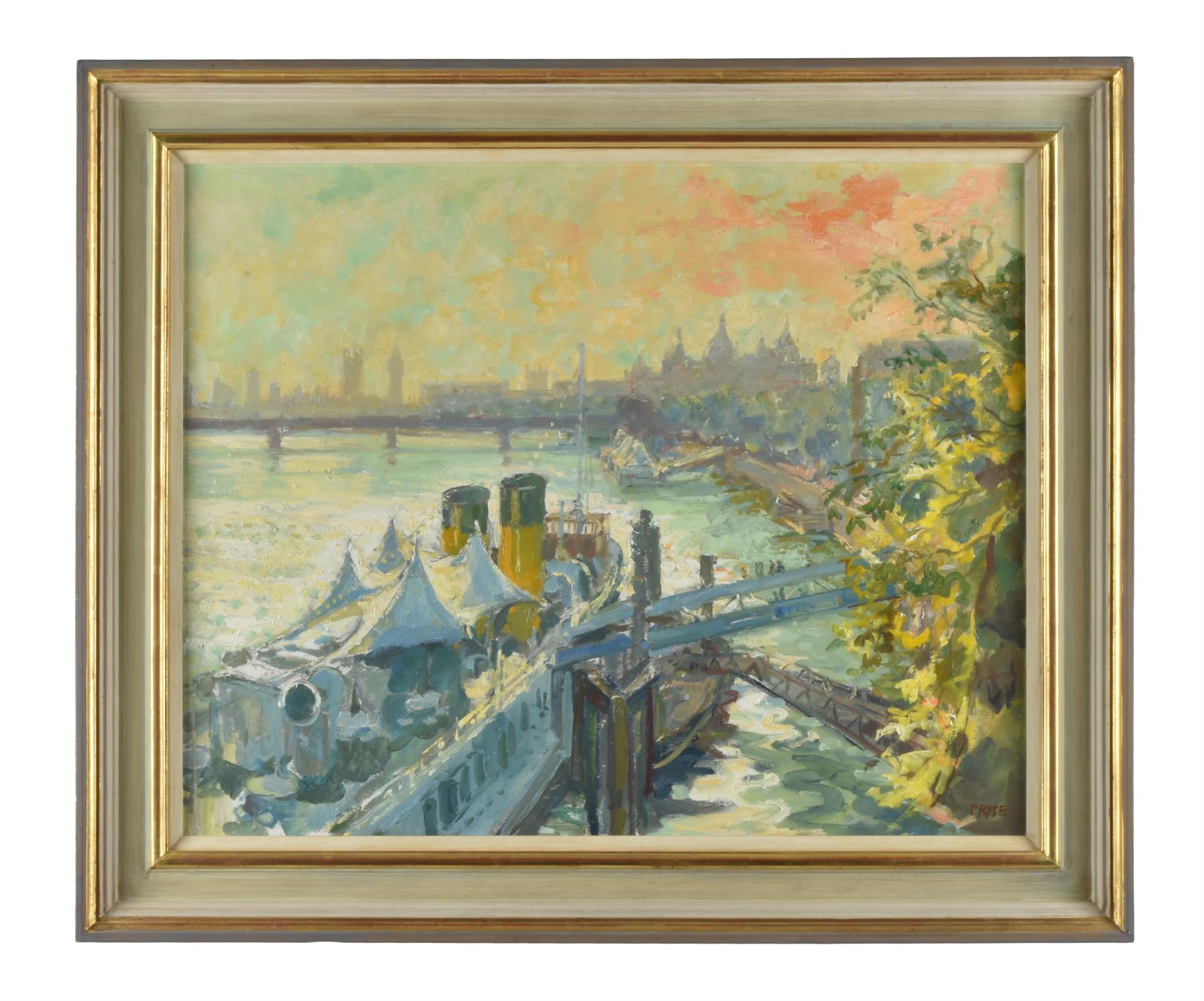 λ Tessa Spencer Pryse (Welsh b.1940) , From Waterloo Bridge - Image 2 of 3