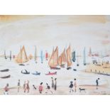 λ Laurence Stephen Lowry (British 1887-1976), Yachts, 1959