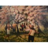 λ Bill Jacklin (British b. 1943), Cherry Tree with Dog