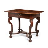 A William & Mary oak side table