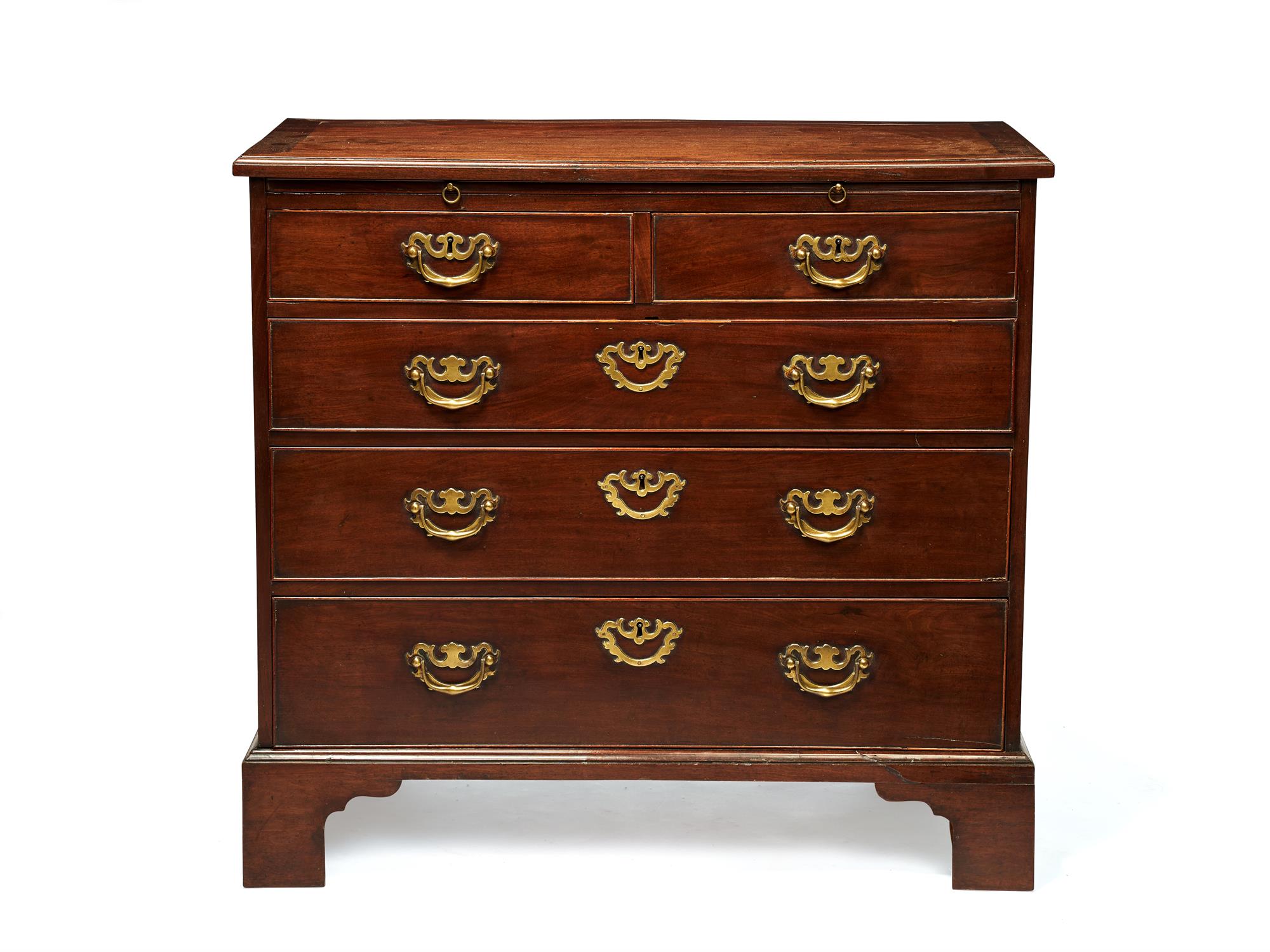 A George III mahogany chest of drawers