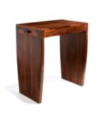 Y An Art Deco rosewood occasional table