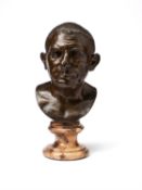 An Italian bronze bust of Lucius Caecilius Iucundus after the Antique