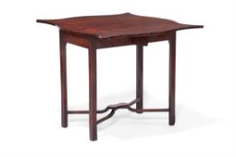 A George III mahogany 'butterfly' Pembroke table