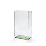 A very large glass Battery vase