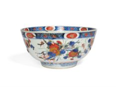 A large Chinese Imari bowl