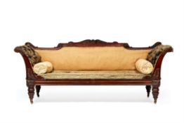 Y A George IV carved solid rosewood sofa frame