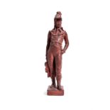 Maurice le Blanc, terracotta model of a Napoleonic officer