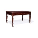 A George IV mahogany library table