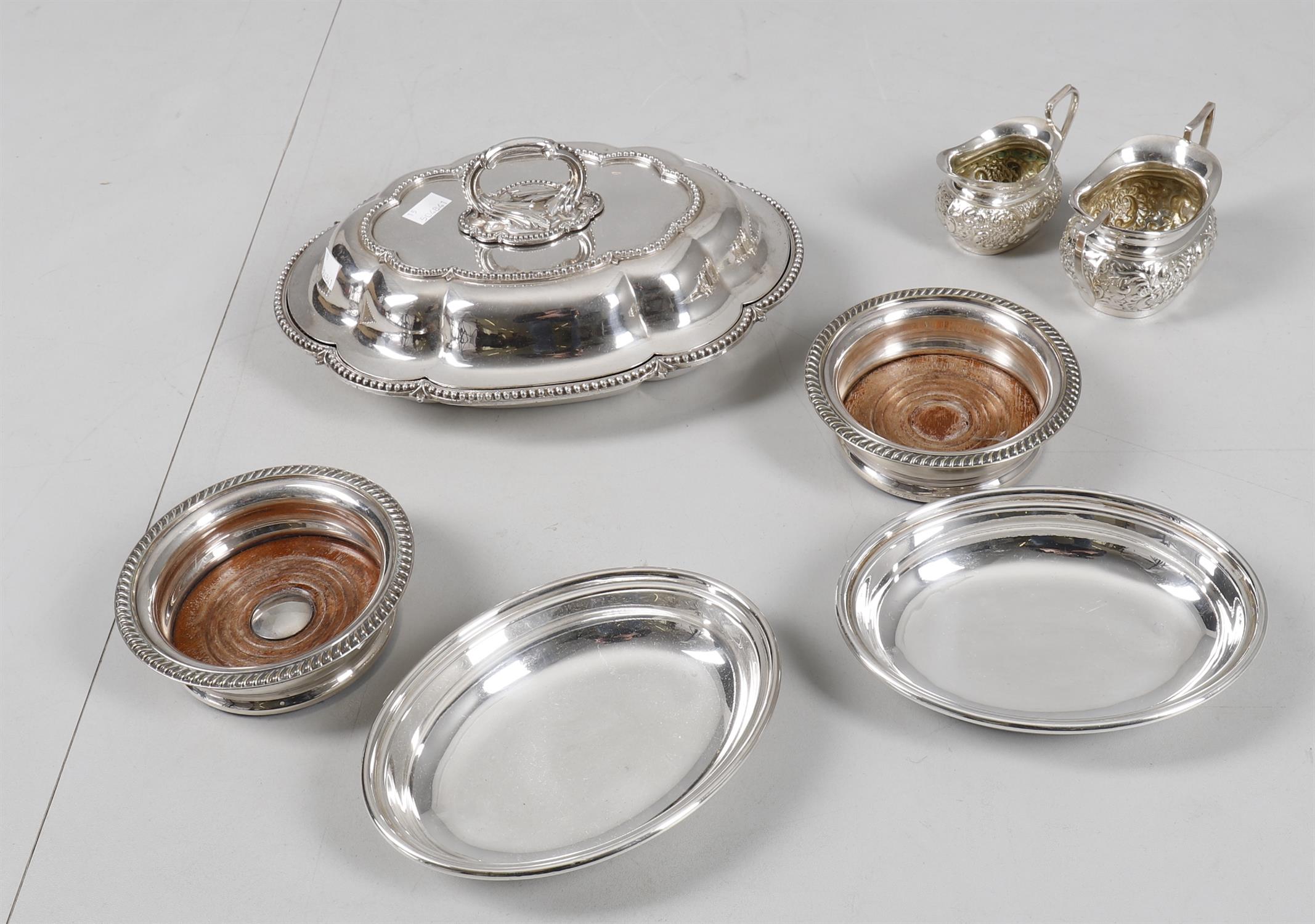 Silver plate including a large twin handled tray - Image 2 of 4