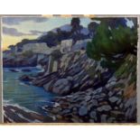 λ Giorgio Matteo Aicardi (Italian 1891-1984), Coastal landscape