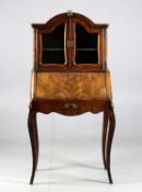 A 19th century figured walnut Bonheur du Jour