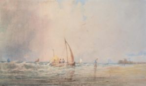 Attributed to Copley Fielding (British 1787-1855), Fishing boats