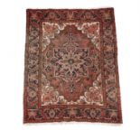 A Serapi rug in the Heriz style