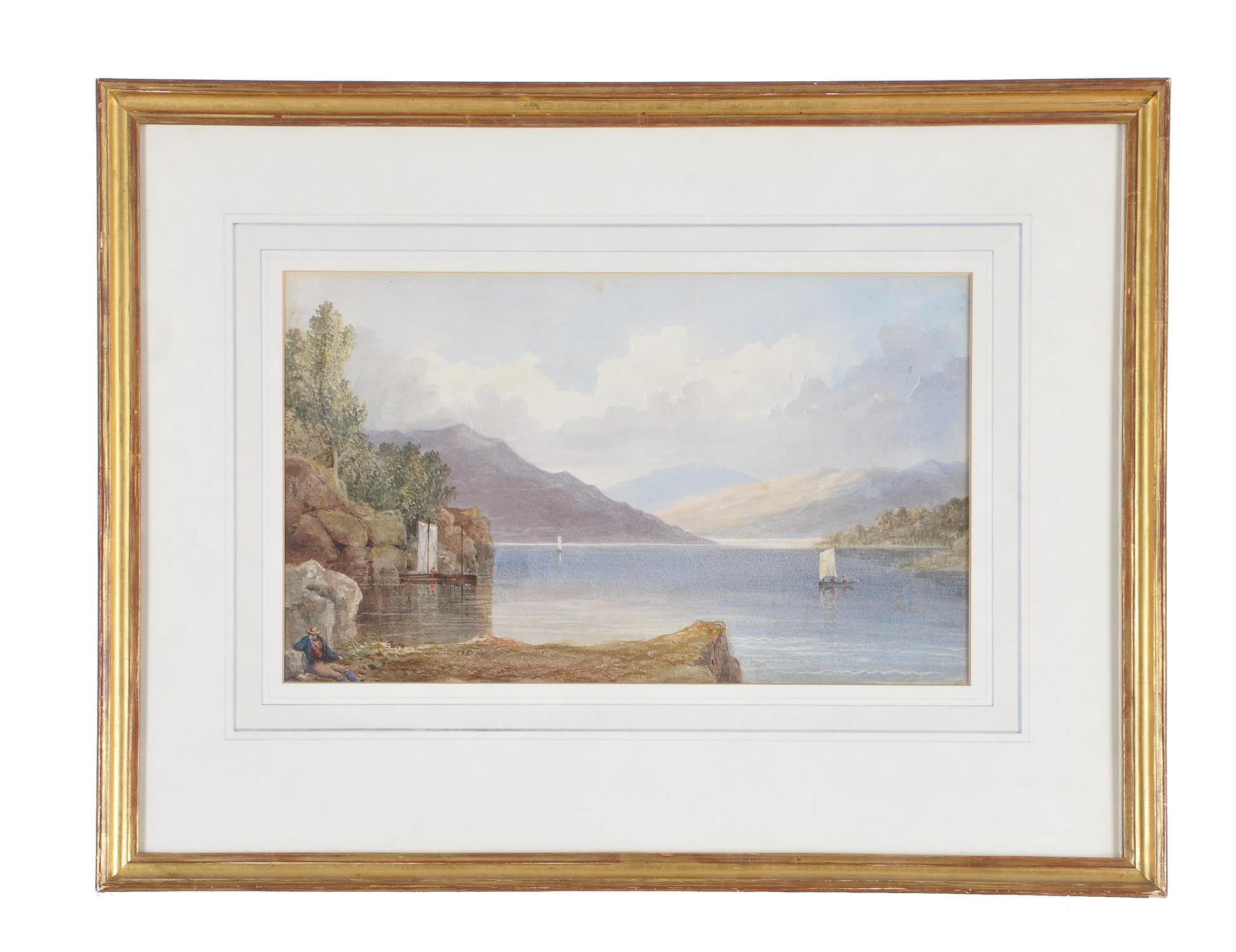 † Aaron Edwin Penley (British 1807-1870), Indian Lake 1867 - Image 2 of 4