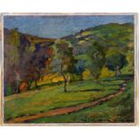 λ Giorgio Matteo Aicardi (Italian 1891-1984), Landscape with trees Genoa