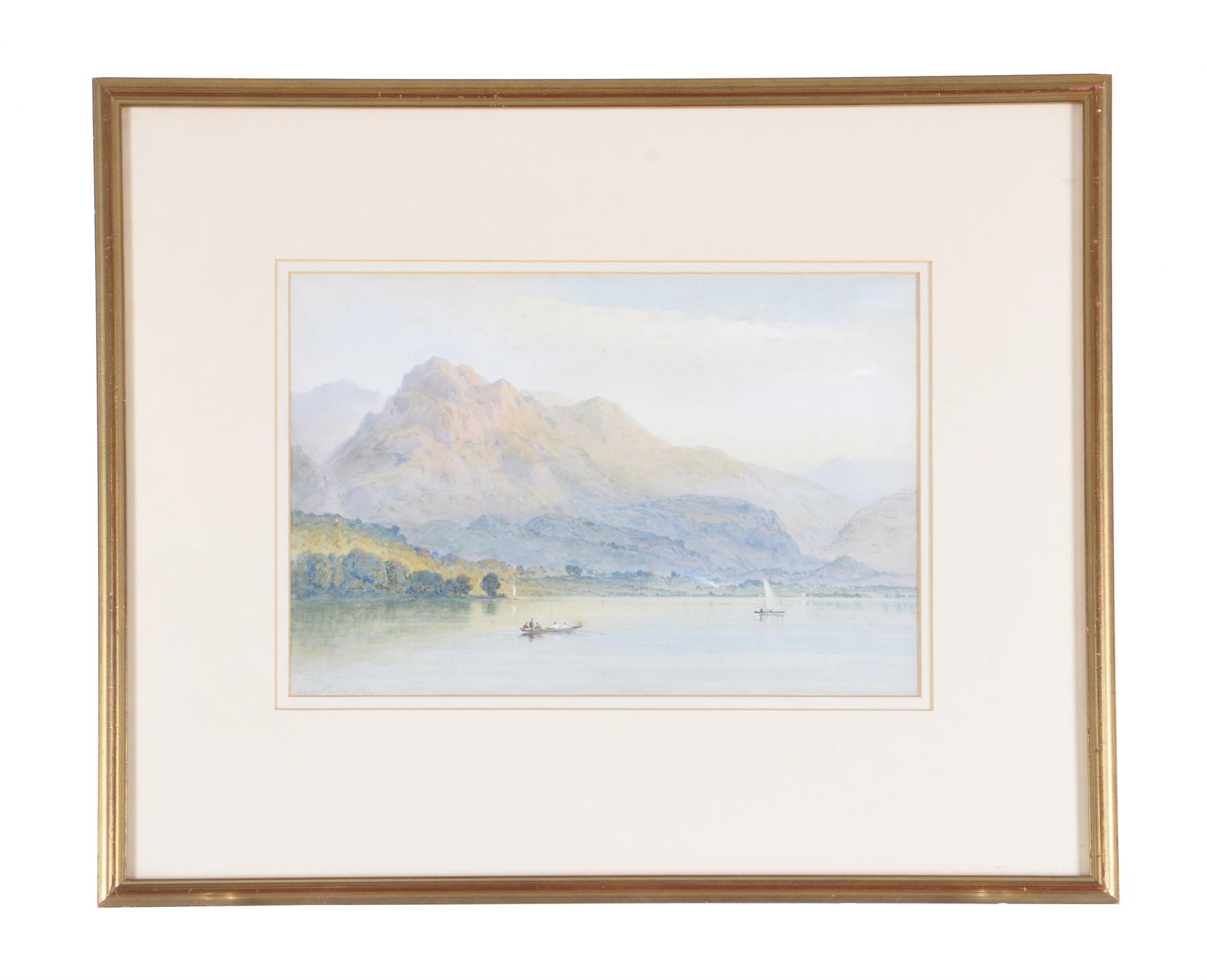 † Aaron Edwin Penley (British 1807-1870), Indian Lake 1867